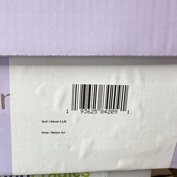 Madden Girl Vault Raffia Wedge Espadrille Sandals Cream Women's 8.5M Cushioned - Picture 12 of 13